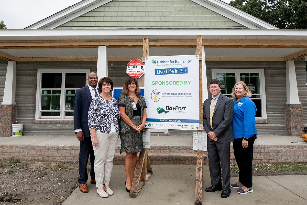 Habitat for Humanity 3D printed house